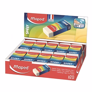 Radír MAPED Softy  papírtokos 56x23x13mm
