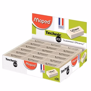 Radír MAPED Technic 300 papírtokos 39x18x12mm