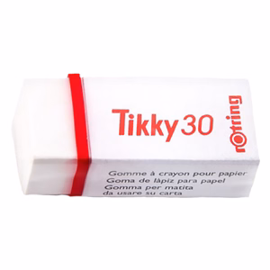 Radír ROTRING Tikky 30 papírtokos 42x12x 7mm fehér
