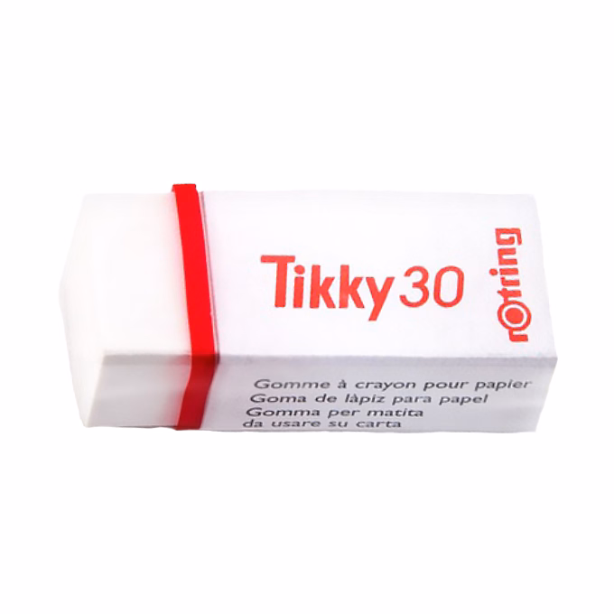 Radír ROTRING Tikky 30 papírtokos 42x12x 7mm fehér