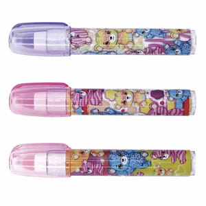 Radír tolóbetétes BENSIA színes maci