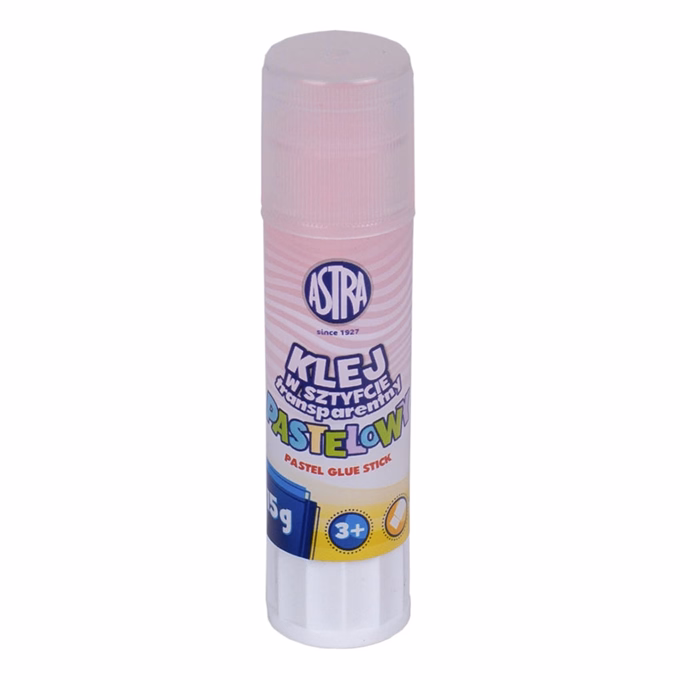 Ragasztóstift ASTRA átlátszó pasztell 15g
