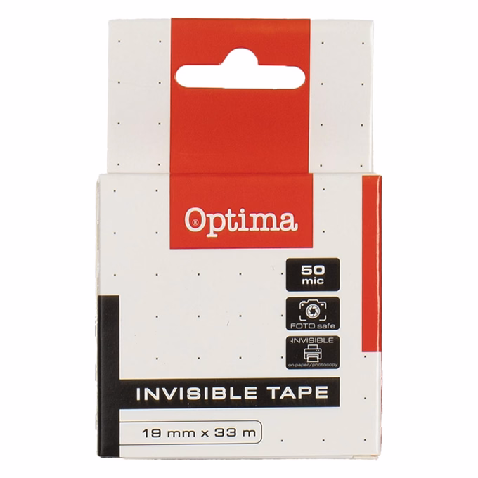 Ragasztószalag OPTIMA láthatatlan 19mmx33m átlátszó