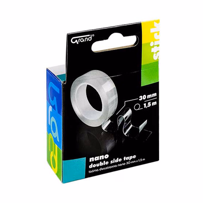Ragasztószalag kétoldalas GRAND 30mm x 1,5m NANO