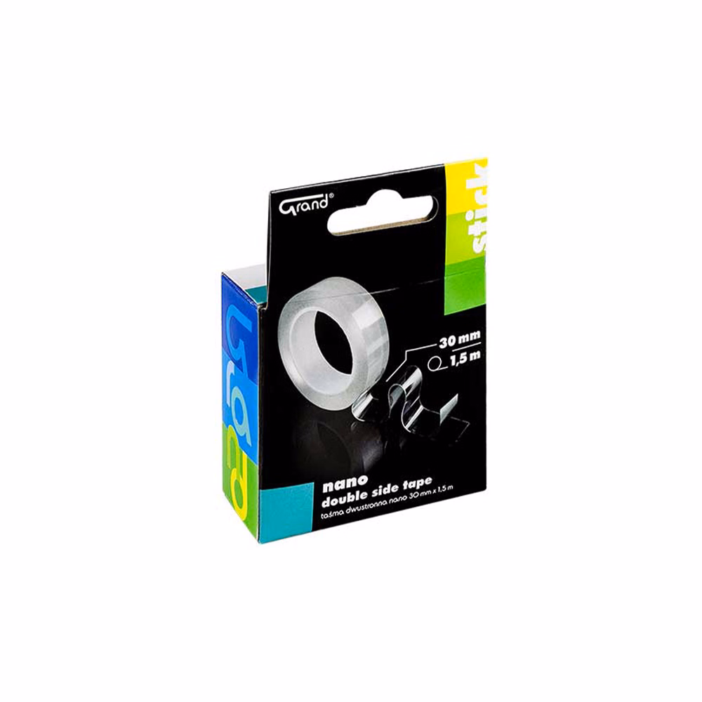 Ragasztószalag kétoldalas GRAND 30mm x 1,5m NANO