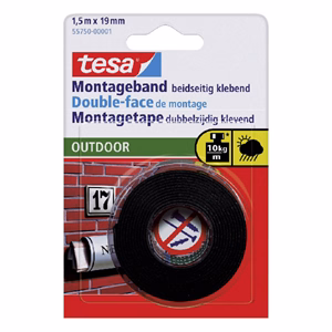 Ragasztószalag kétoldalas TESA 55750 19mmx1,5m kültéri