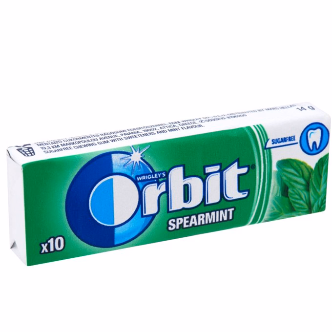 Rágógumi ORBIT Spearmint 14 g