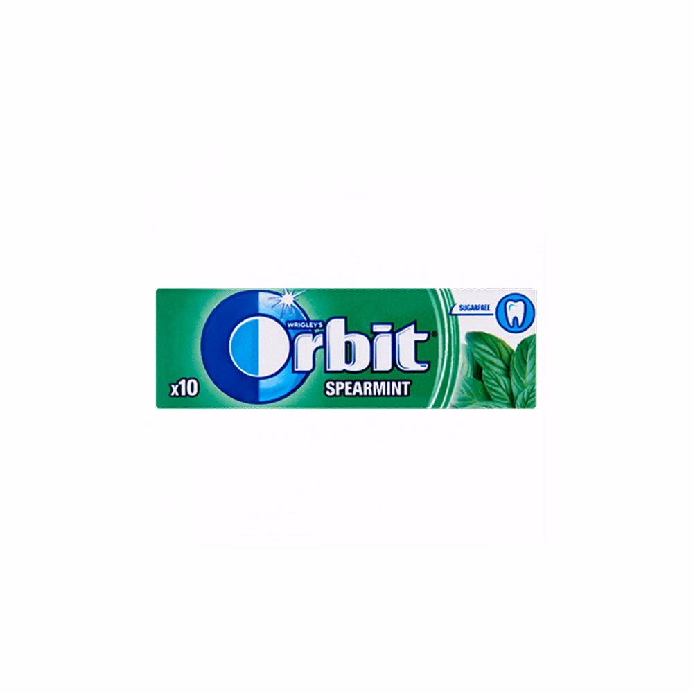 Rágógumi ORBIT Spearmint 14 g