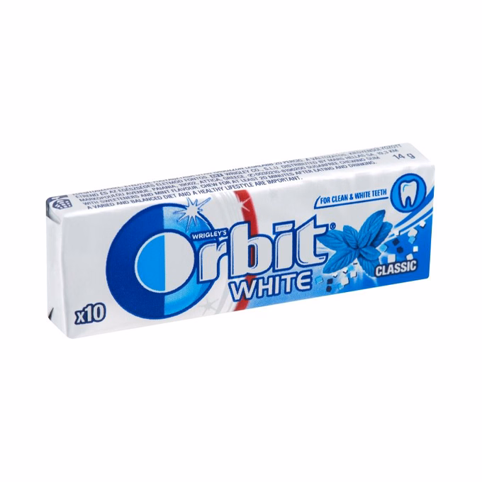 Rágógumi ORBIT White Classic 14 g
