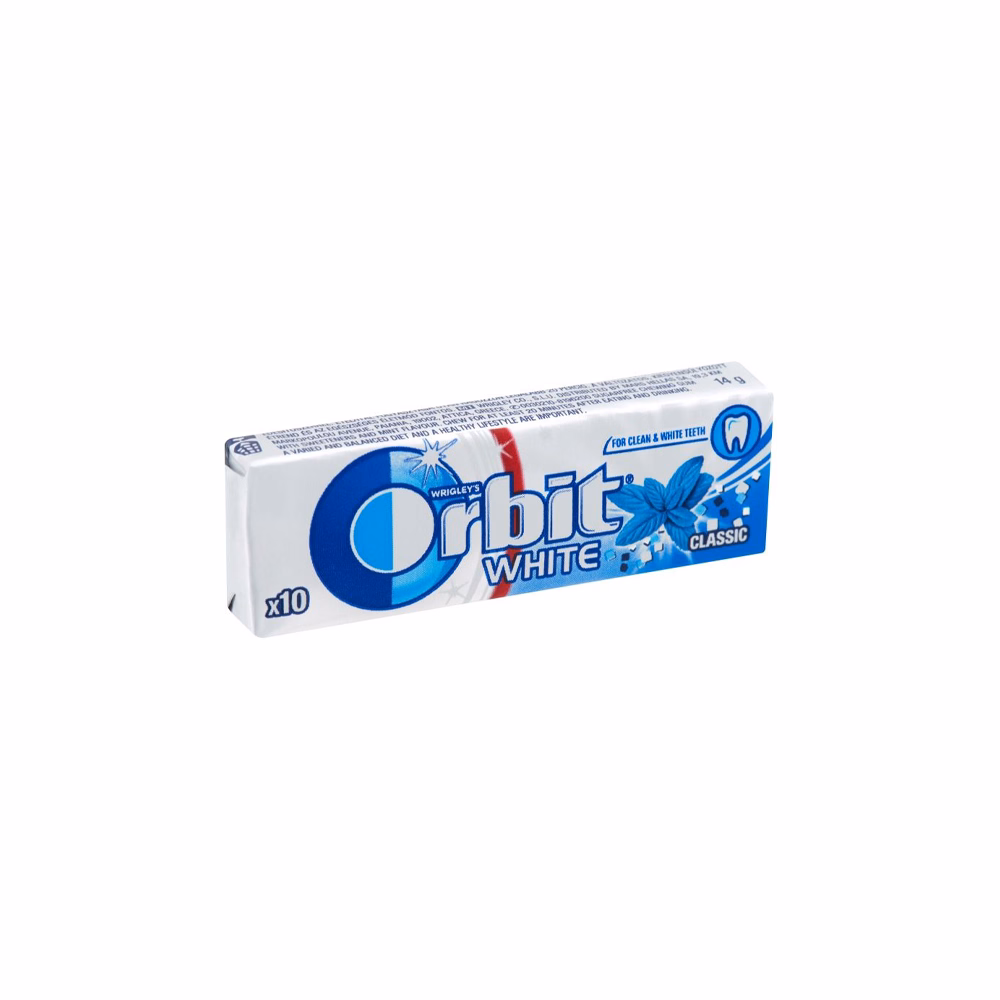 Rágógumi ORBIT White Classic 14 g