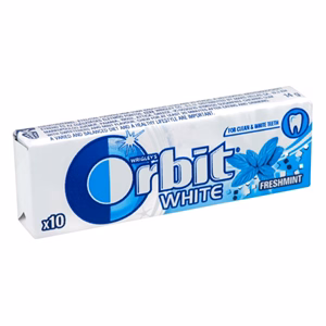 Rágógumi ORBIT White Freshmint 14 g