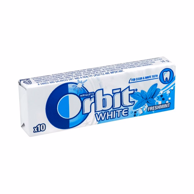 Rágógumi ORBIT White Freshmint 14 g
