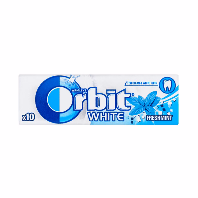 Rágógumi ORBIT White Freshmint 14 g