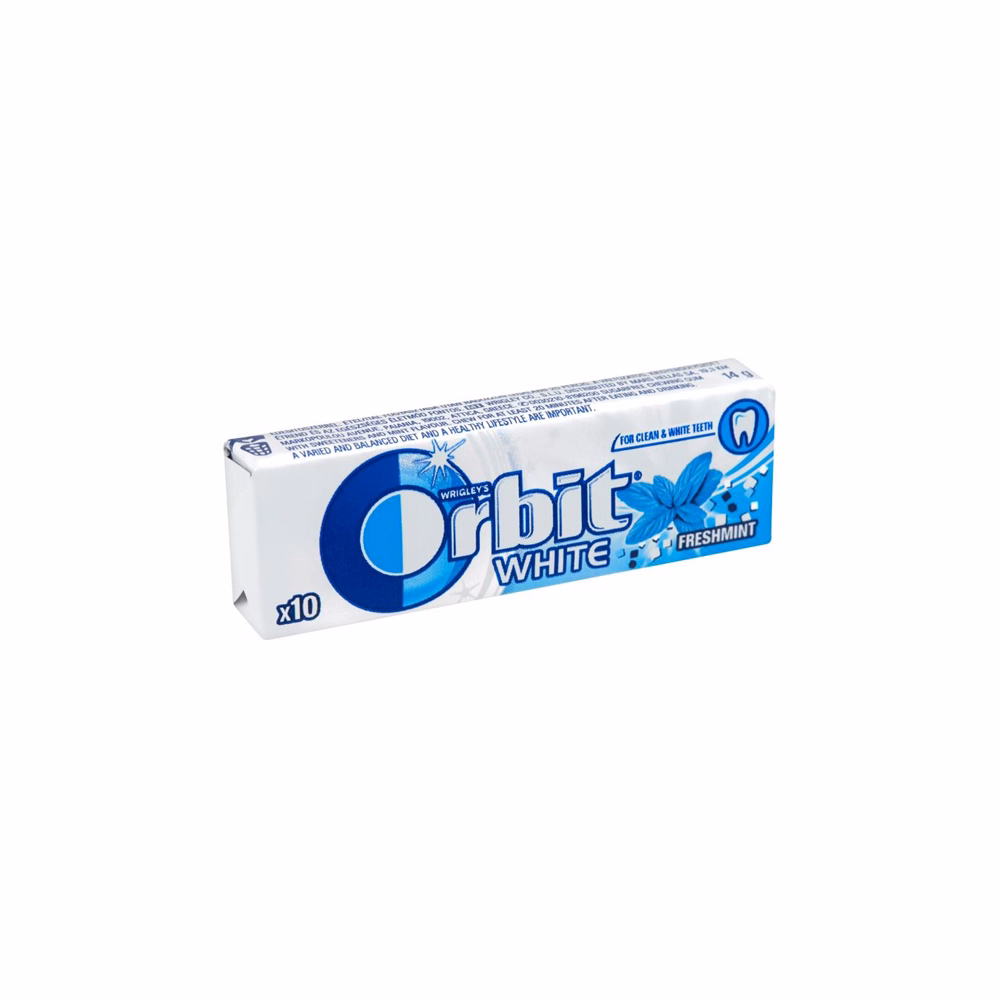 Rágógumi ORBIT White Freshmint 14 g