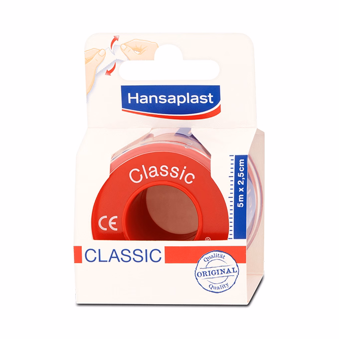 Ragtapasz HANSAPLAST tekercses classic 5 m x 2,5 cm