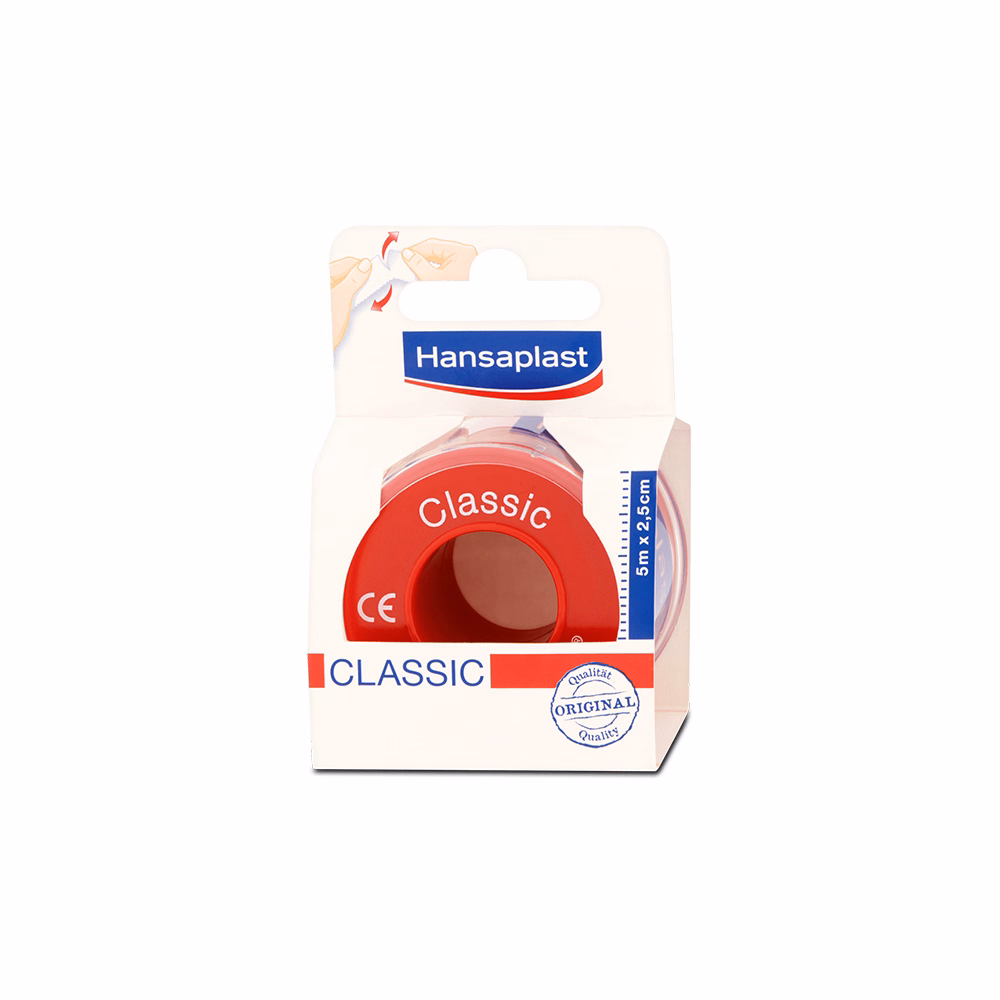 Ragtapasz HANSAPLAST tekercses classic 5 m x 2,5 cm