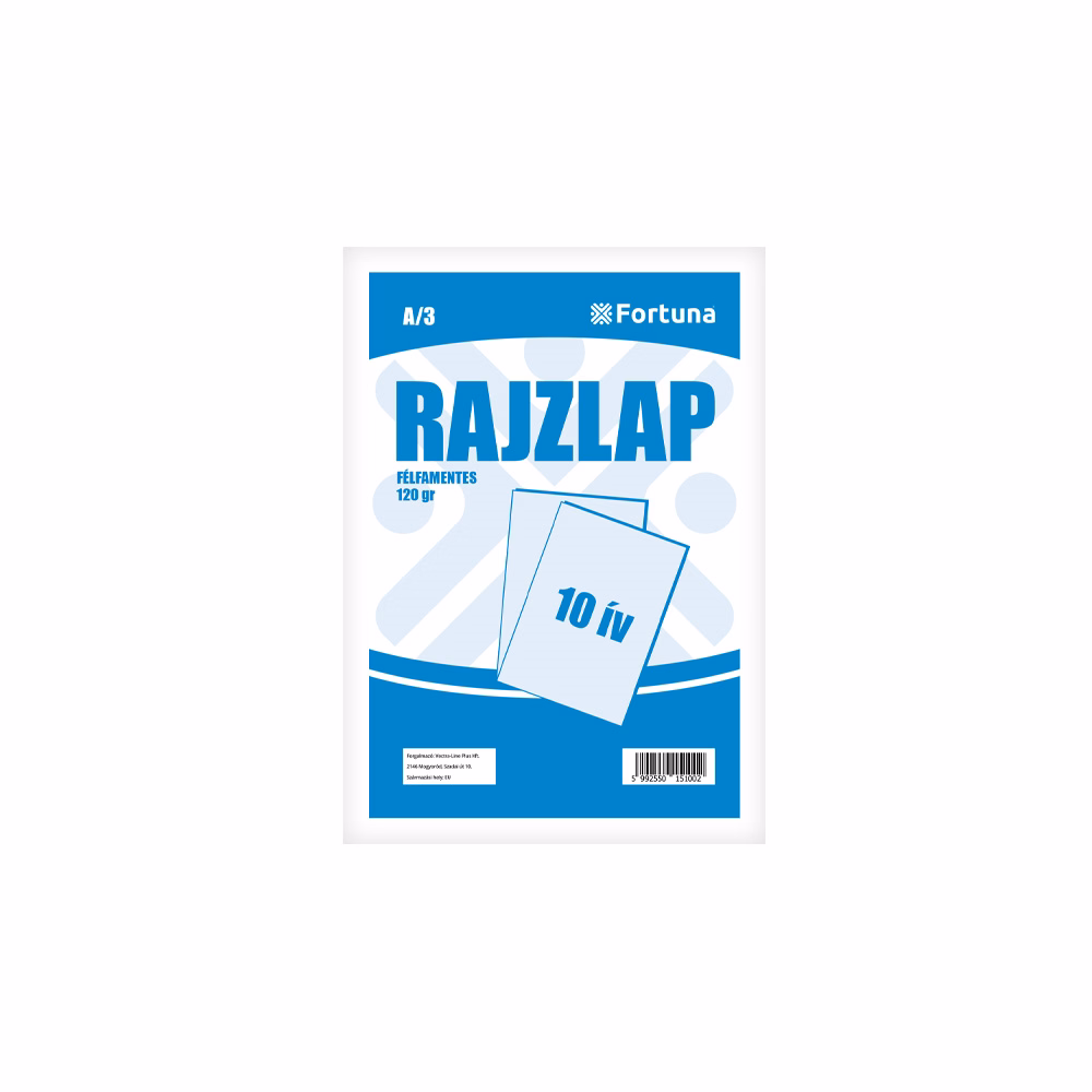 Rajzlap félfamentes FORTUNA A/3 10 lapos Rajzlap félfamentes FORTUNA A/3 10 lapos