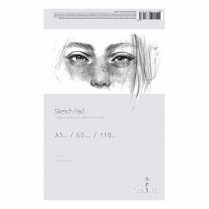 Rajztömb CREATIVE A/3 110 g 60 lapos