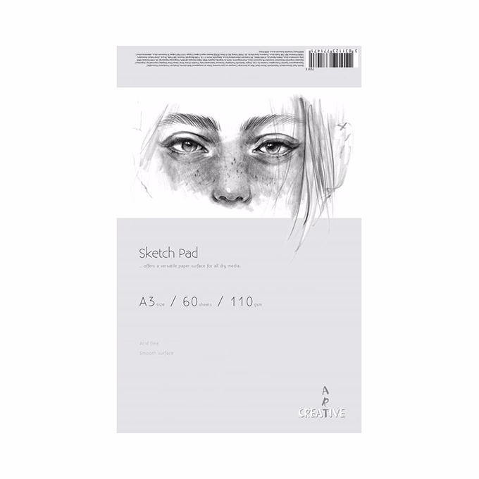 Rajztömb CREATIVE A/3 110 g 60 lapos