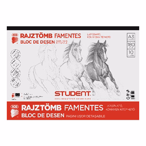 Rajztömb ICO Student A/3 10 lapos