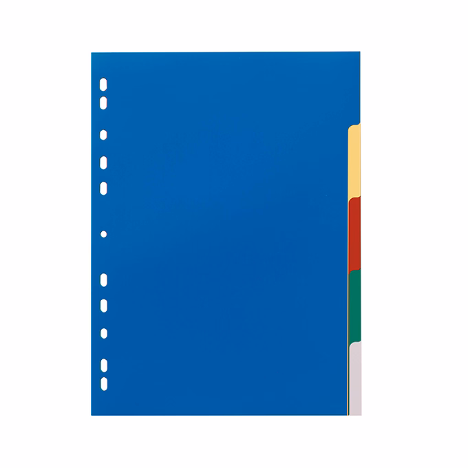 Regiszter DURABLE műanyag A/4 5 színes