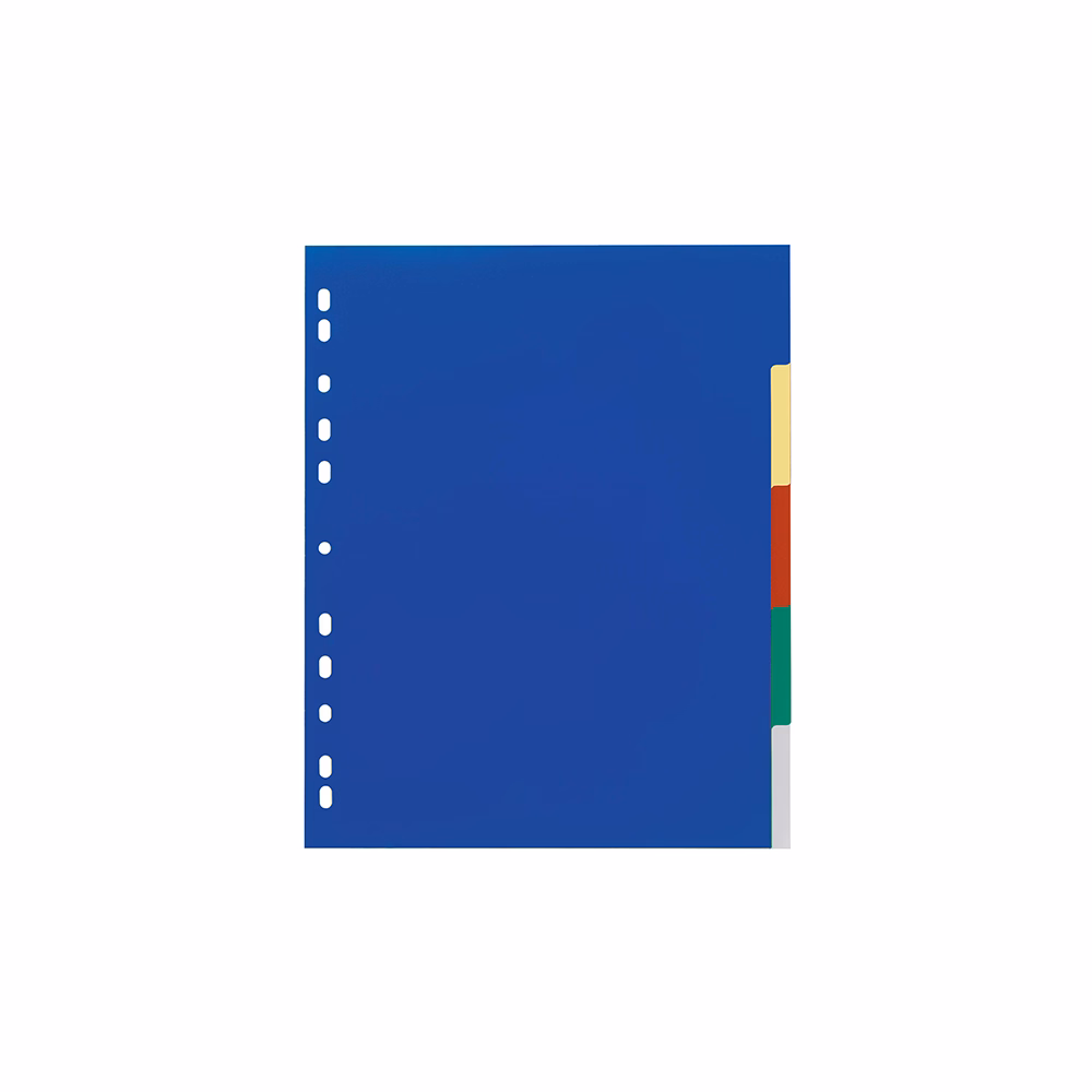 Regiszter DURABLE műanyag A/4 maxi 5 színes