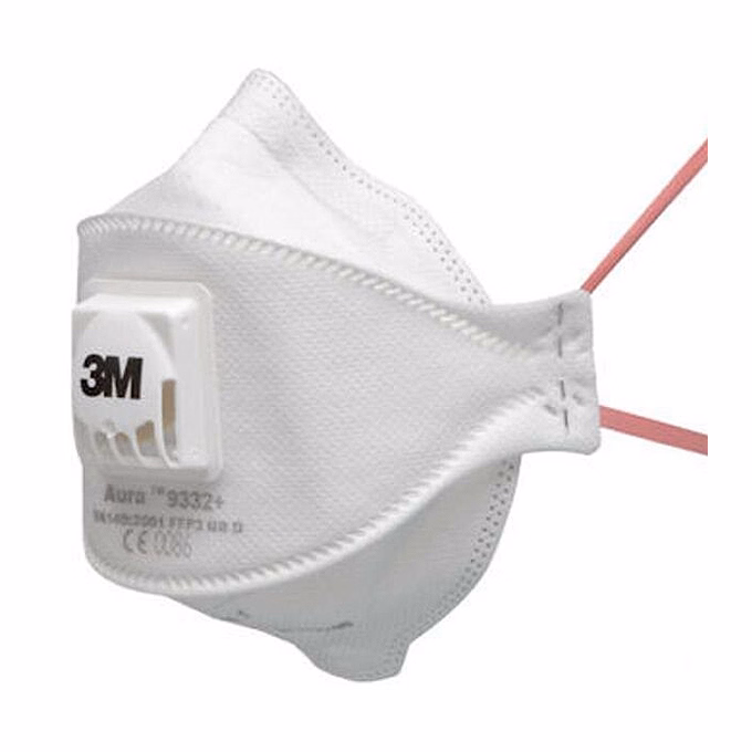 Részecskeszűrő maszk szelepes 3M FFP3 fehér 10 darab/doboz