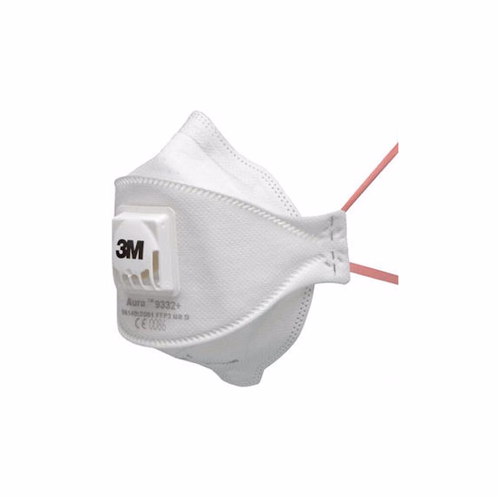 Részecskeszűrő maszk szelepes 3M FFP3 fehér 10 darab/doboz