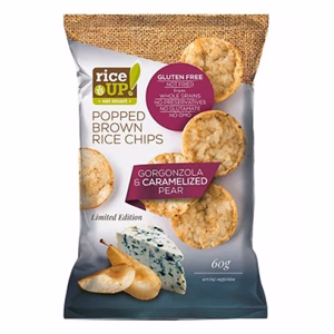 Rizschips RICE UP gorgonzola sajtos 60 g