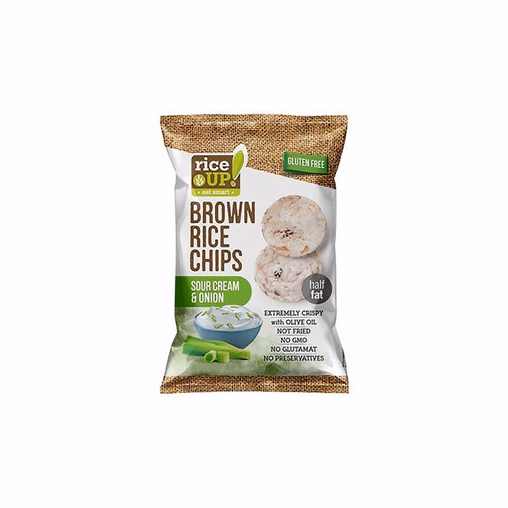 Rizschips RICE UP hagymás-tejfölös 60 g