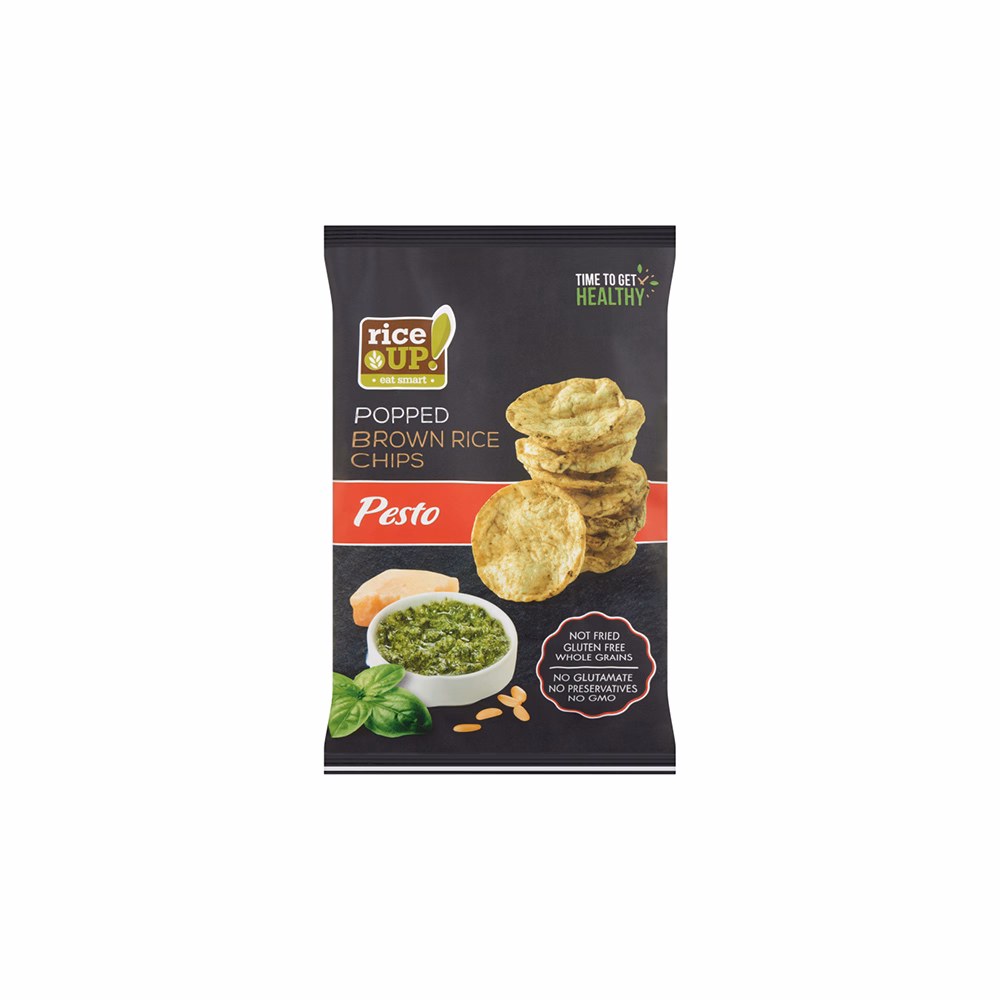 Rizschips RICE UP pestós 60 g