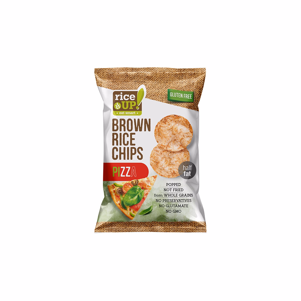 Rizschips RICE UP pizzás 60 g