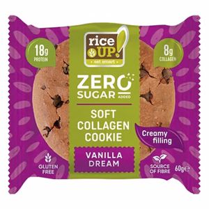 Rizskeksz RICE UP Zero collagen-protein vanília 60 g