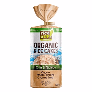 Rizsszelet RICE UP Bio chia maggal és quinoával 120 g