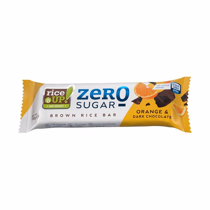 Rizsszelet RICE UP Zero narancsos étcsokoládés 18 g