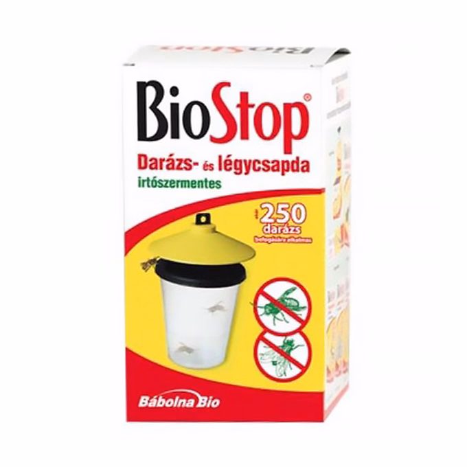 Rovarírtó darázs- és légycsapda BIOSTOP irtószermentes