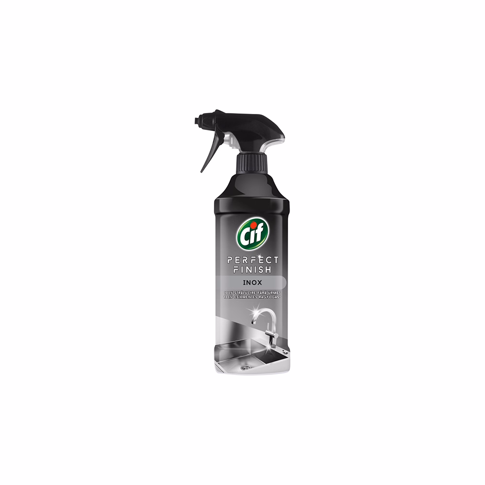 Rozsdamentes acél tisztító CIF Inox Perfect Finish 435ml spray