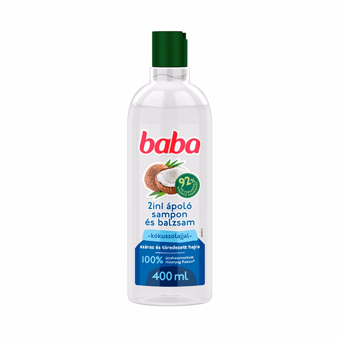 Sampon BABA 2in1 Kókuszolajjal 400ml