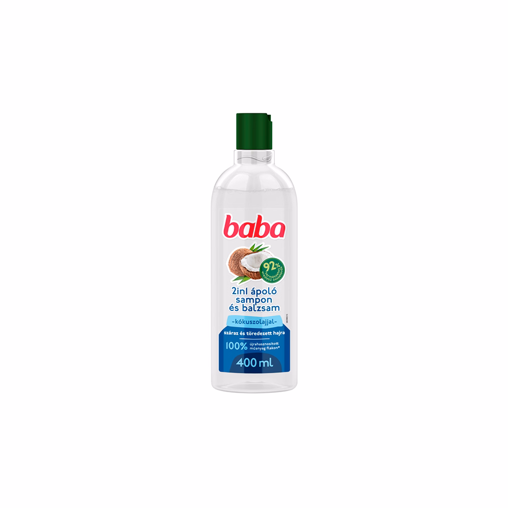 Sampon BABA 2in1 Kókuszolajjal 400ml
