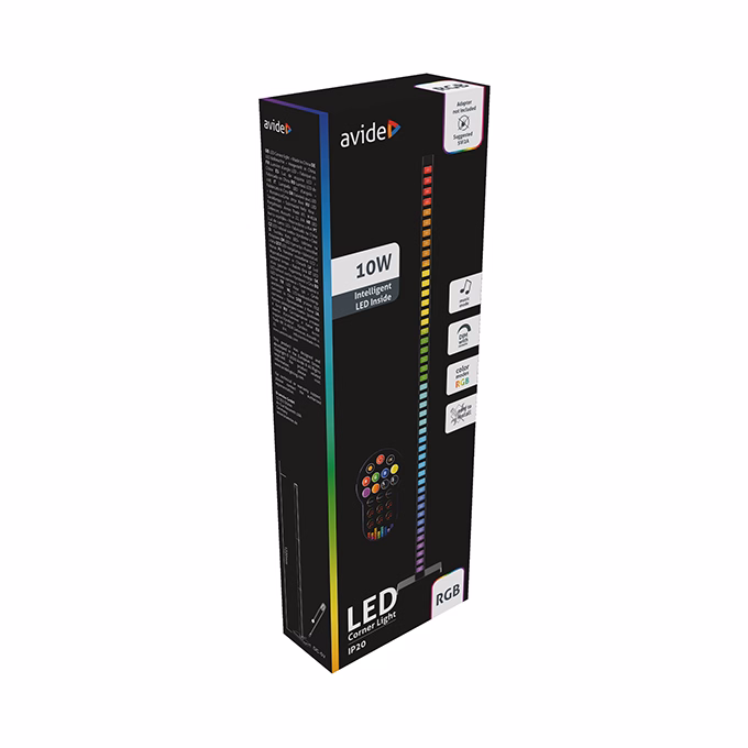 Saroklámpa AVIDE Led digitális RGB zene szenzorral IR távirányítóval