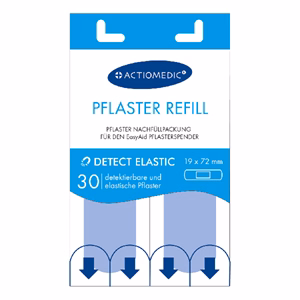 Sebtapasz utántöltő ACTIOMEDIC EasyAid detect vízálló, rugalmas 30 darabos