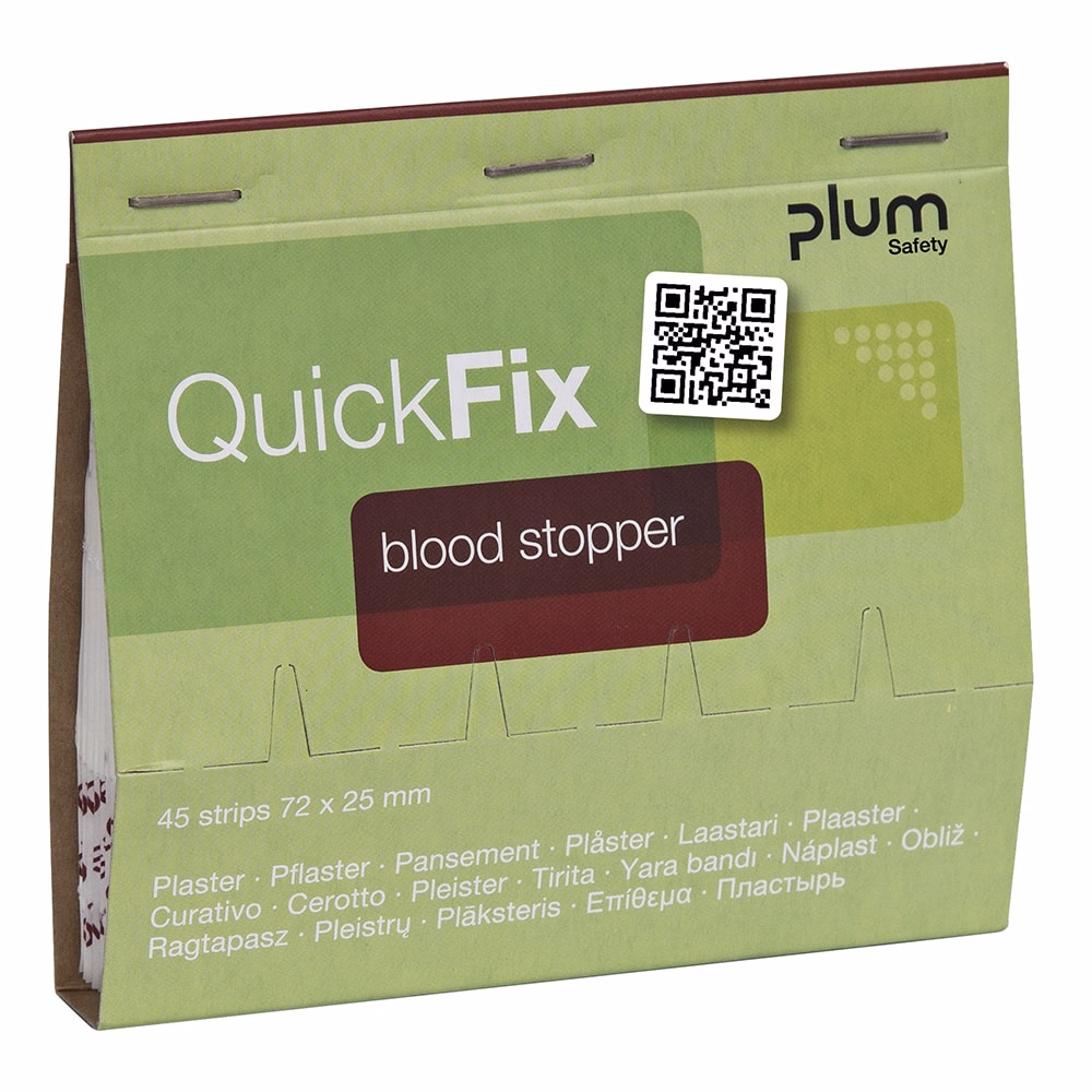 Sebtapasz utántöltő PLUM QuicFix vérzéscsillapító 45 darabos