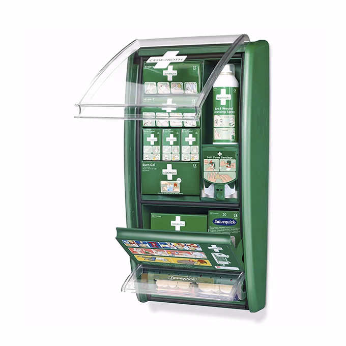 Sebtisztító kendő SALVEQUICK elsősegély állomás utántöltő 20 darabos