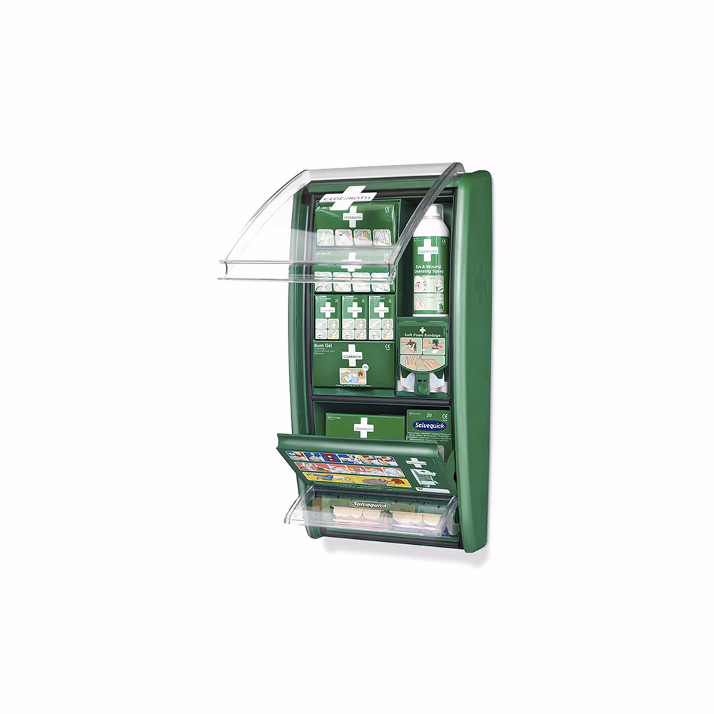 Sebtisztító kendő SALVEQUICK elsősegély állomás utántöltő 20 darabos