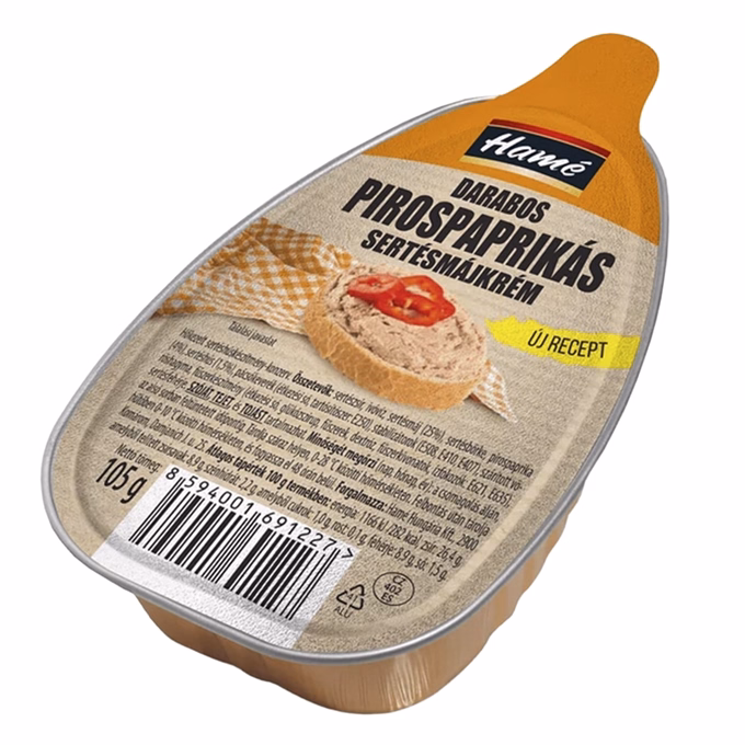 Sertésmájkrém HAMÉ darabos pirospaprikás 105 g