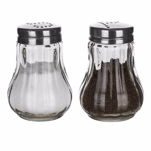 Só és borsszóró készlet MONO üveg és inox 7 cm 2 darabos