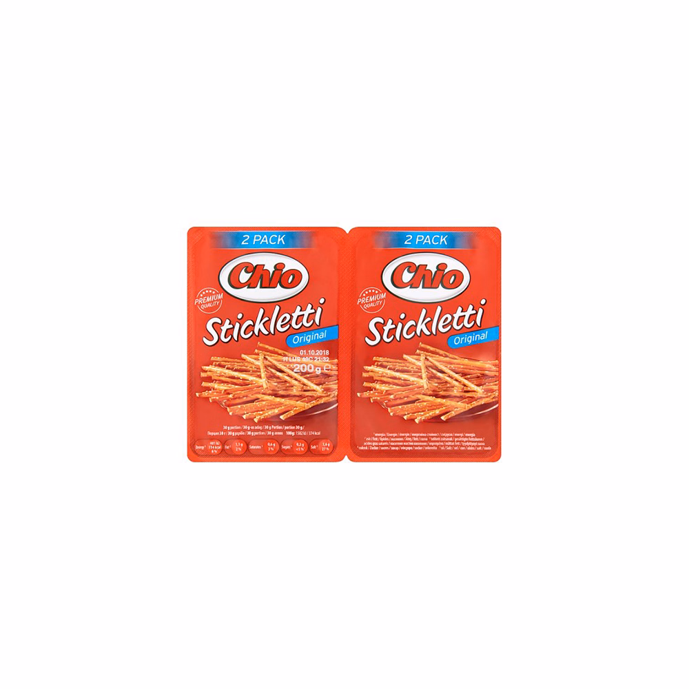 Sóspálcika CHIO Stickletti 200 g sós tálcás
