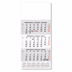 Speditőr naptár S103 1 tömbös 3 havi üres fejrész 2026.