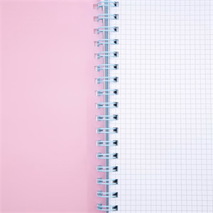 Spirálfüzet kockás ASTRA PAP A/4 100 lapos perforált színregiszteres Pasztell