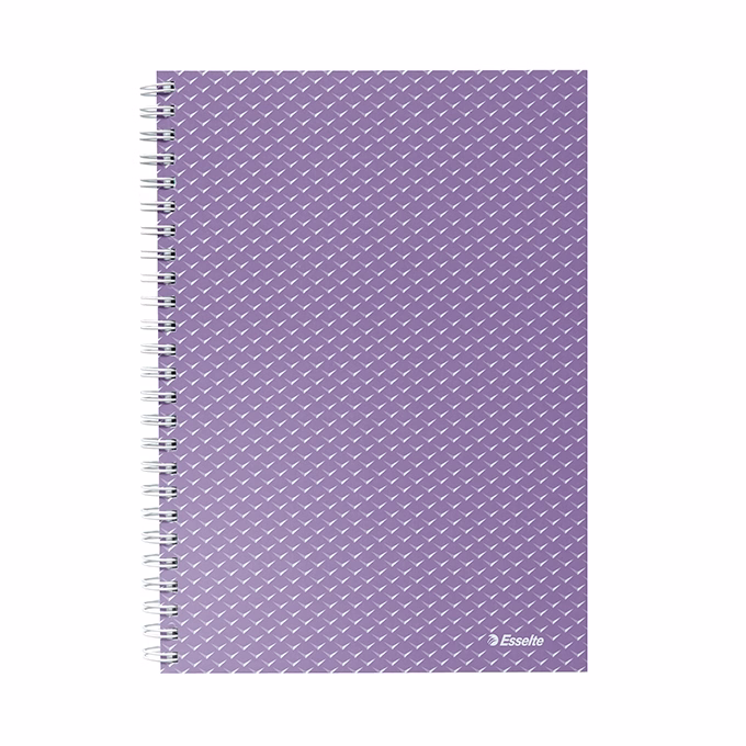 Spirálfüzet kockás ESSELTE A/5 80 lapos Colour Breeze levendula